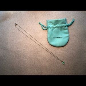 Tiffany Blue Heart Lock Necklace